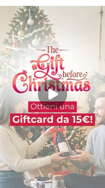 Sta per iniziare The Gift before Christmas! 🎄🥂 E sai cosa vuol dire?! Se effettui 3 ordini entro la Vigilia di Natale, ricevi una giftcard da 15€! 🥂 Aspetta